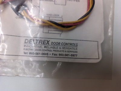 Vintage NOS Wiring Harness Kit Deltrex Door Controls Bridge Rectifier 590-BR2