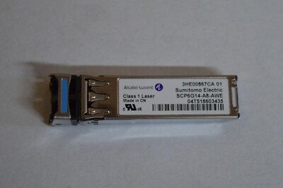 Alcatel Lucent 3HE00867CA SFP-GIGE EX-LC ROHS Transceiver