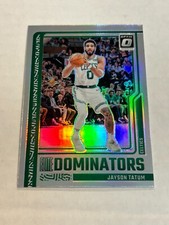 2023-24 DONRUSS OPTIC JAYSON TATUM DOMINATORS #3 SILVER HOLO PRIZM CELTICS SP 