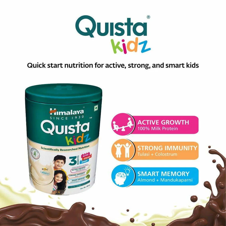 Himalaya Quista Kidz 200G Proteína y Vitamina B (SABOR CHOCOLATE) ENVÍO GRATUITO Foto 4 de 4