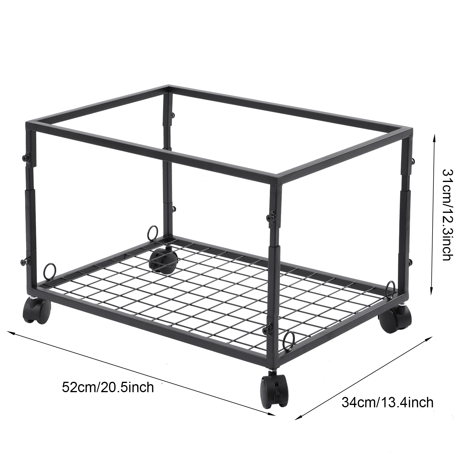 Tabletop Vinyl Record Holder Rack Steel Rack Record Holder Storage US