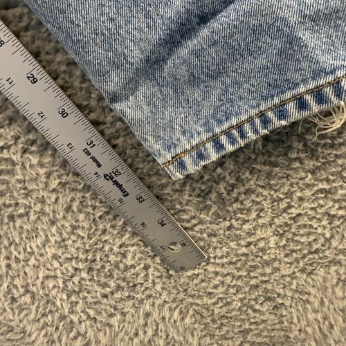 Vintage Buffalo David Jeans Men's 32 Blue Denim Relaxed tapered Light Wash Faded - Picture 4 of 11