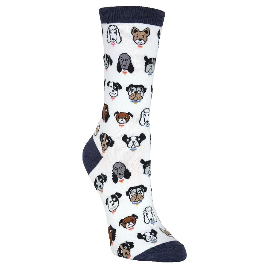 Blanco de Poliéster para Mujer K. Bell CALCETINES