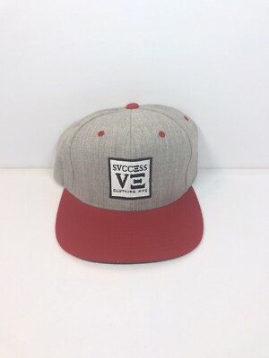 Success VE Clothing NYC Gray Hat Snapback
