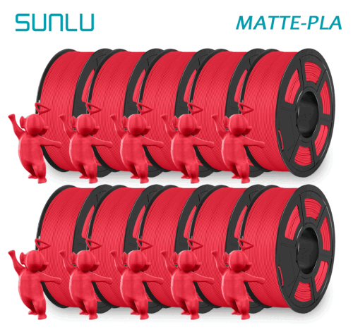 10 KG SUNLU PLA PETG PLA+ ABS 3D Drucker Filament 1,75 mm gepflegte Spule ohne Verwicklungen - Bild 52 von 57