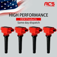 4X OEM High Energy Ignition Coil for Mazda CX-3 CX-5 MX-5 6 3 2.0L 2.5L L4 UF656