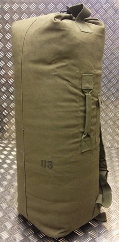 Ee. Uu. Army Estilo Kit Bolsa/Bolso / Bolsa de Hombro/Mochila Verde Militar Od - Imagen 2 de 5