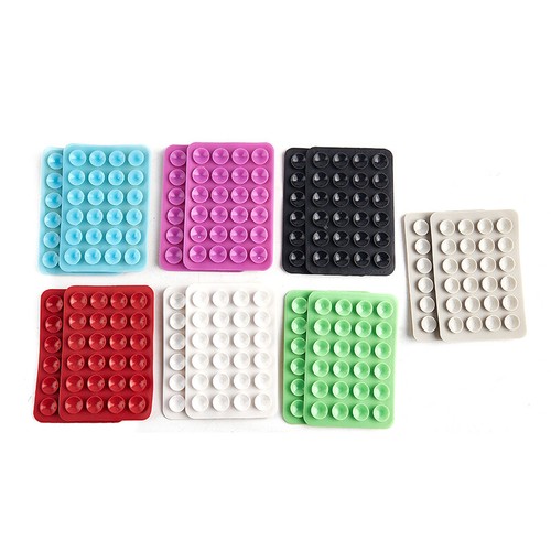 Silicone Single-Sided Sticky Suction Cup Mobile Phone Non-Slip Sticker QO - Afbeelding 3 van 18