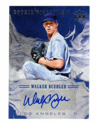 2018 Walker Buehler Panini Diamond Kings Rookie AUTOGRAPH  Los Angeles Dodgers 
