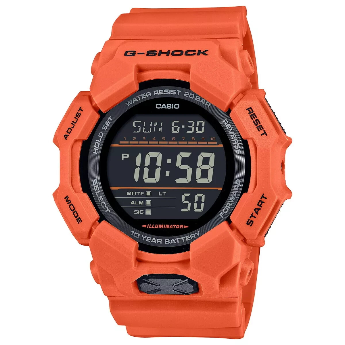 CASIO G-SHOCK GD-010-4JF Orange Big Case Carbon Case Digital Men