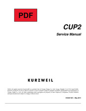Kurzweil CUP2 Service Manual with Electronic Schematics