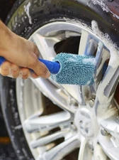 1PC Car Wheel Cleaning Brush Durable Soft Bristles for Tire Wash - NEW