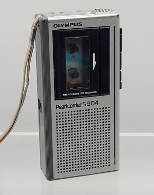 Microcassette Recorder Olympus Pearlcorder S904 - FOR PARTS OR