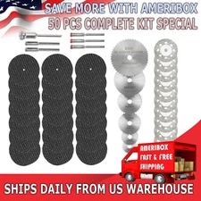 50x Diamond Cutting Wheel For Dremel Rotary Tool Die Grinder Metal Cut Off Disc