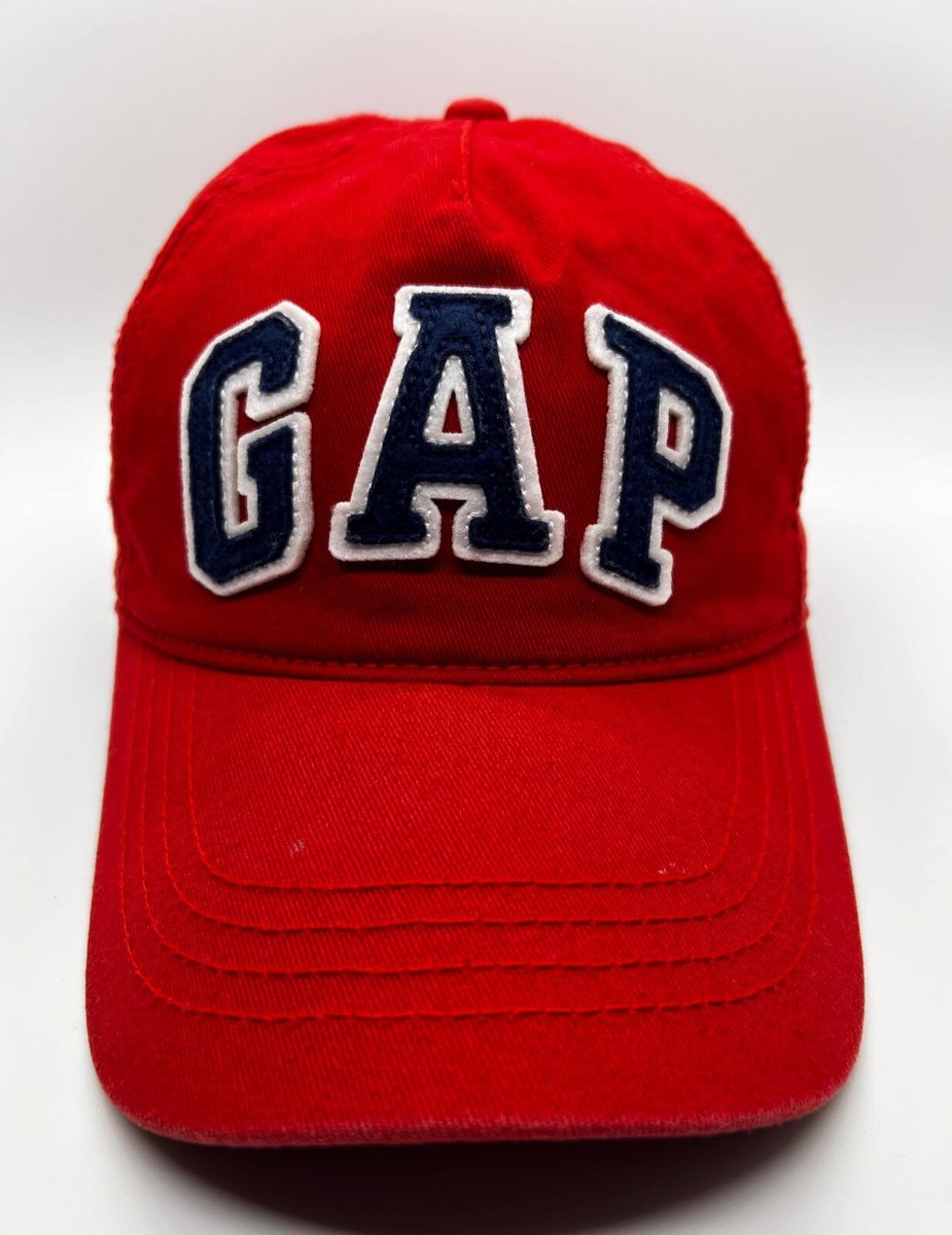 Gap Kids Cap Hat Youth L/XL 7-8 Years Red Adjustable 100% Cotton