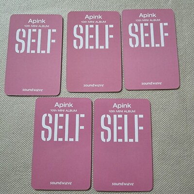 APINK OFFICIAL 10TH MINI ALBUM SELF SOUNDWAVE POB APINK LUCKYDRAW