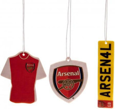 Car Accessories - Official Arsenal FC Air Freshener (3 Pack) - Novelty Football