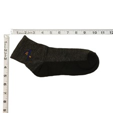 5 Pairs Men's Socks - Gray Top, Black Bottom, Blue  Yellow Design