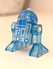 Custom Transparent R2-D2 Hologram Star Wars Minifigure