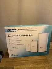 TP-Link AC1200 Deco M3W Home Mesh System Router with 2 Wi-Fi Extenders 3 Pack