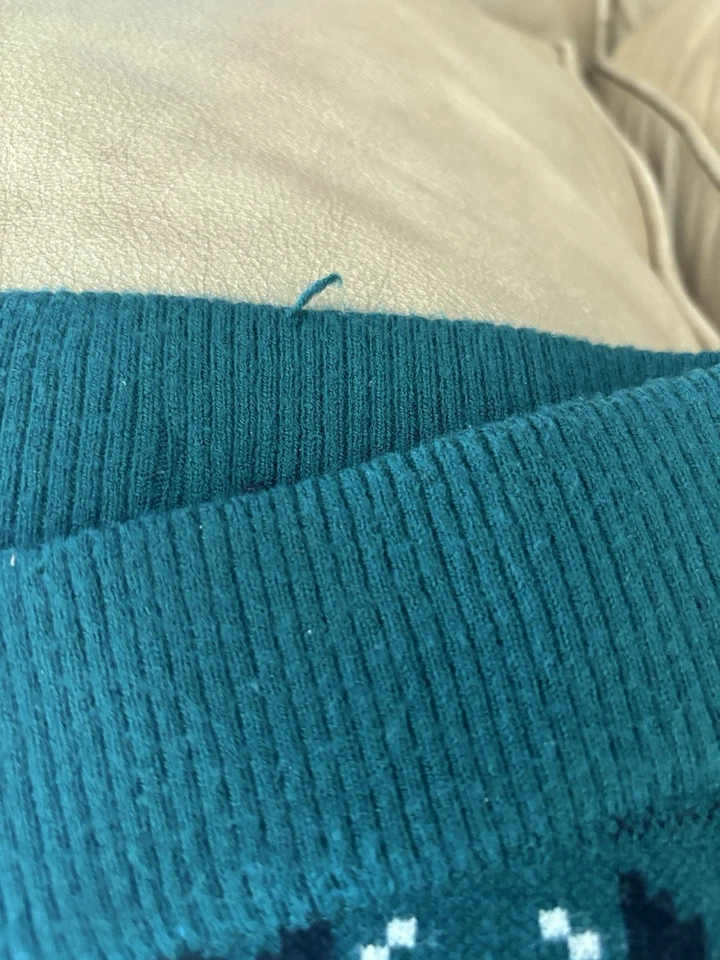 Suéter Leggings Torrid Fair Isle Verde Vacaciones Navidad Ropa de Salón Talla 4 4XL Foto 3 de 4