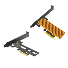 Add On Cards NGFF NVMe M.2 To PCIe 3.0 4X Adapter With Bracket Expansion Card