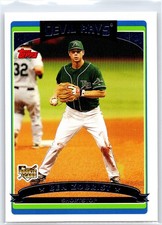 BEN ZOBRIST 2006 Topps Updates & Highlights Rookie Tampa Bay Rays Card #UH133. rookie card picture