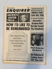 1968 June 23rd National Enquirer Newspaper, Lee Bouvier, The Beatles (VRN7)