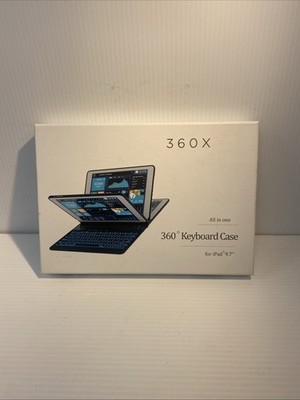 YEKBEE/TYPECASE - 360X All-in-One Black 360 Degree Keyboard Case For iPad 9.7''