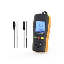 Tzone PT100 Thermometer Data Logger with Probe,Handheld USB Temperature Logge...