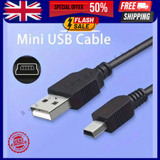 1M Mini USB Cable Charger Lead A to 5 Pin Mini B Sync Charge Data Sync Cable