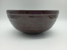 Vintage Marcrest Daisy Dot Oven Proof Stoneware Mixing Serving Bowl 9.5 inch