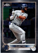 2022 Topps Chrome Willi Castro #173 Detroit Tigers Baseball Card