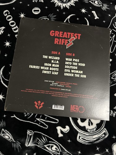 Zakk Sabbath -GREATEST RIFFS (RED) Limited Indie Exclusive (OPEN) COLORED VINYL - Picture 3 of 3
