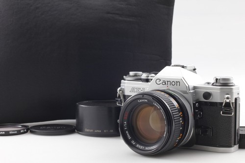 Appareil Photo Canon EF (argentique) + Objectif FD 50mm F/1.4 SSC + Flash