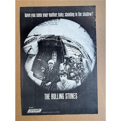 ROLLING STONES HAVE YOU SEEN YOUR MOTHER BABY...(B) POSTER SIZED original trade 