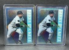 Kirby Puckett 1995 Stadium Club Clear Cut + Members Only Parallel Lot Twins