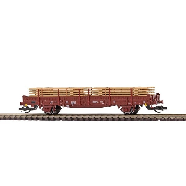 Busch 31518 - 1/120 / TT Flachwagen mit Rungen Ks (3300)  - Neu - Bild 1 von 1