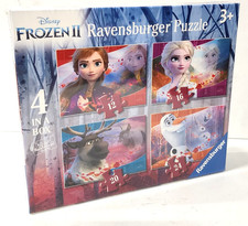 Ravensburger Frozen 2 Puzzles 7 1/2"W X 5 1/2" H Ages 3 New 4 Puzzles Per Box