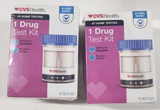 Lot of 2 CVS At Home Cocaine Drug Test Kit (06/30/26) and (10/31/26)
