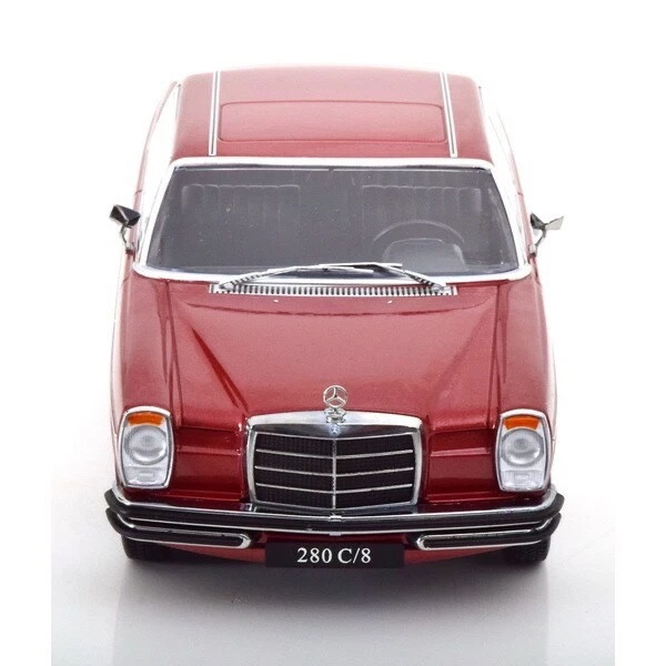 KK Scale KKDC181165 1/18 Mercedes-Benz 280 C/8 W114 Coupe 1969 Red Die-Cast Mode - Image 4 of 4