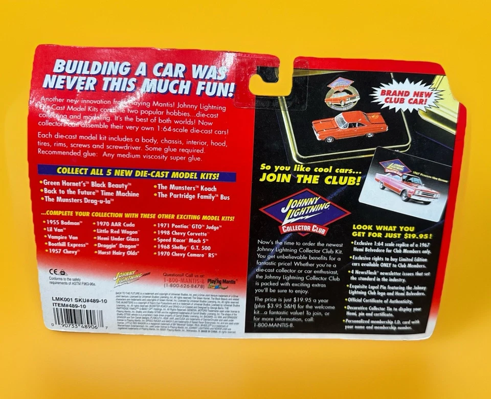 Kits de modelos fundidos a presión Johnny Lightning 1:64 The Green Hornet Black Beauty nuevos Foto 3 de 4