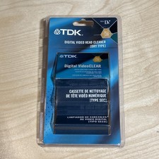 TDK MiniDV Digital Video Head Cleaner Cleaning for MiniDV Tapes Dry Type 