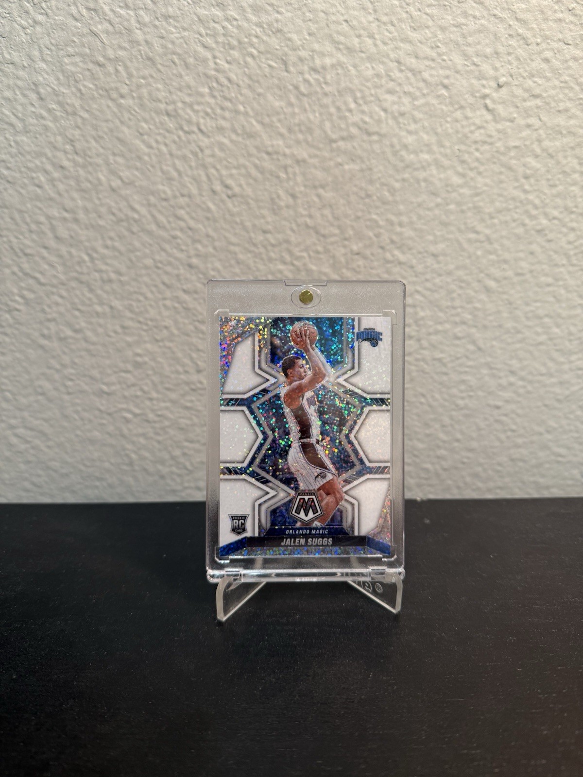 2021-22 Panini Mosaic White Sparkle Prizm RC JALEN SUGGS Rookie SSP #209 (W/MAG)