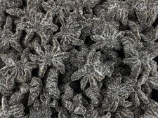 Damel Sugared Black Spiders 1kg Bag