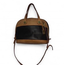 Vintage Dooney And Bourke Handbag Leather Crossbody Cabriolet Satchel