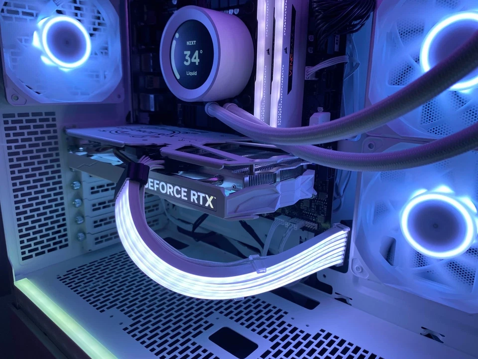 Grafikkarte KFA2 RTX 4060 OC Weiß, White - Image 4 of 4