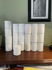 20 PCS Empty Plastic Pill Bottles - Solid Powder Medicine Containers