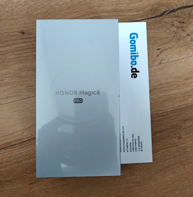 Honor Magic 8 Pro 1TB 16GB RAM Global Sunrise Gold Neu Verschweißt Mit Rechnung
