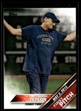 2016 Topps First Pitch James Taylor Boston Red Sox #FP-11